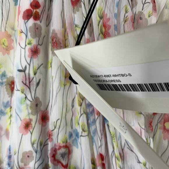 Alexis Floral Maxi Dress with Blue Accents - Picture 11 of 14